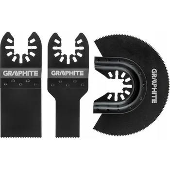 Pilový plátek Sada pilových listů na dřevo pro multifunkční nářadí 3ks GRAPHITE