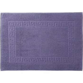 Koupelnová předložka Blancheporte Koupelnová froté předložka s řeckým vzorem černý rybíz 50x40 cm