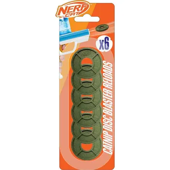 Hračka pro kočku NERF CAT Hračka pro kočky 6 ks pěnových disků s catnipem 3,84 cm