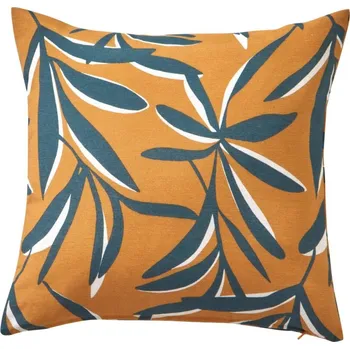 Povlak na polštářek Blancheporte Sada 2 povlaků na polštářky s potiskem listů žlutá 35x60 cm