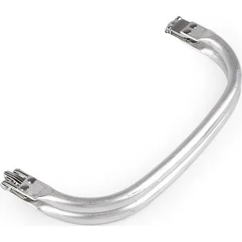 Rám hliníkový / ucho na výrobu tašky Balení: 1 ks, Varianta: 2 nikl - 8596475632690