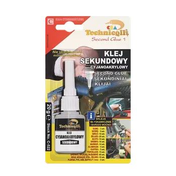 Průmyslové lepidlo Technicqll Vteřinové lepidlo 20g