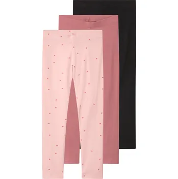 Dívčí legíny lupilu® Dívčí legíny, 3 kusy (světle růžová, 110/116)