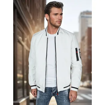 Pánská softshellová bunda Pánská bunda přechodná bomber TX5013 Barva: Bílá, Velikost: 2XL