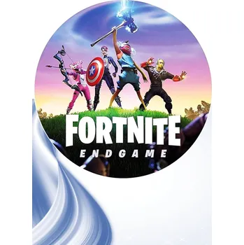 Jedlá dekorace na dort "Fortnite 6" 20 cm (Fondánový list NEVYŘEZÁNO)