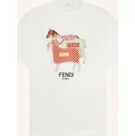 Fendi Dívčí Tričko, bílá / růžová / tmavě červená, 152