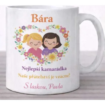 Hrneček pro kamarádku 7 - oranžový