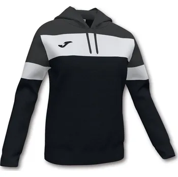 Dámská mikina JOMA Dámská mikina s kapucí Joma Crew IV BÍLÁ|KAŠTANOVÁ|ČERNÁ|ŠEDÁ