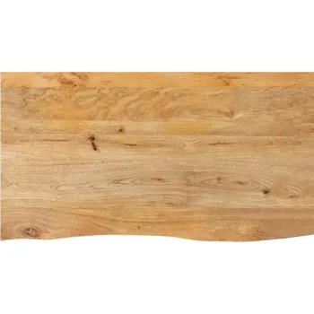 Obývací pokoj vidaXL Stolní deska živá hrana 120 x 60 x 2,5 cm masivní mangovník [370552] Barva: Přírodní