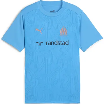 PUMA Tréninkový dres pro mládež Olympique de Marseille PUMA 10 LET MODRÁ|ŠEDÁ