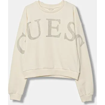 Dámská mikina Bavlněná mikina Guess J5YQ09.KAV34.9BYA béžová 01X, vel. 125-135