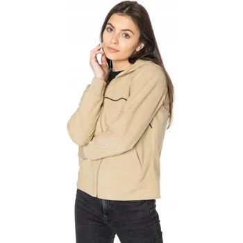 Dámská mikina Teplá Sportovní Mikina Fleecová Dámská Rozepínací Fleecová Mikina Dámská Kapuce D55-2 L