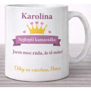 Hrnek pro kamarádku 2 - červený