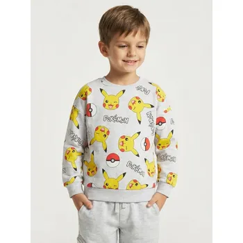 Chlapecká mikina Sinsay - Mikina Pokémon - šedá - 065HG-09M - 065HG-09M-134