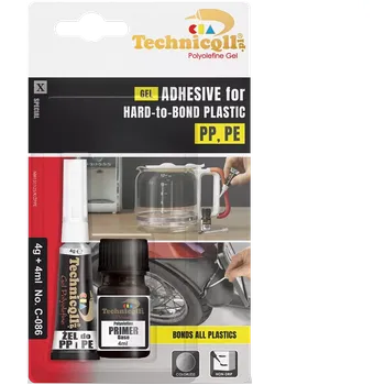 Průmyslové lepidlo Technicqll Lepidlo na PP a PE s primerem 4g+4ml