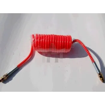 Příslušenství ke kompresoru Spirálová pneumatická hadice M16 červená PU/M16/4,5M/CZ