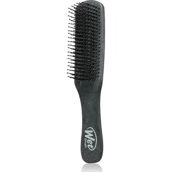 kartáč na vlasy Wet Brush Detangler Brown Leather kartáč na vlasy pro muže Black 1 ks