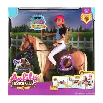 Panenka Lalka dżokejka z koniem