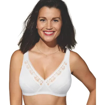 Podprsenka Playtex Sada 2 podprsenek s výšivkou Coeur Croisé Playtex®, bez kostic bílá 90D
