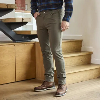 Pánské kalhoty Blancheporte Twillové rovné kalhoty khaki 56