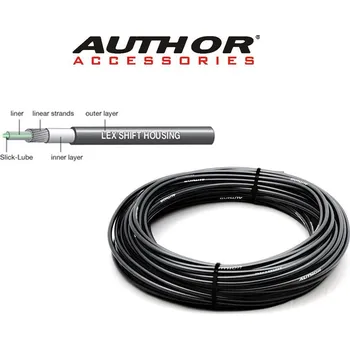 Lanko pro jízdní kolo Bovden řadící Author ABS-Br-Index 4mm (30m) černá