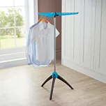 3Pagen Skládací stojan na prádlo Výška 130 cm, průměr 65 cm. Po složení má průměr jen 15 cm.