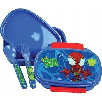 Příbor Sada sendvičů Spider-Man Dino-Webs + sada příborů