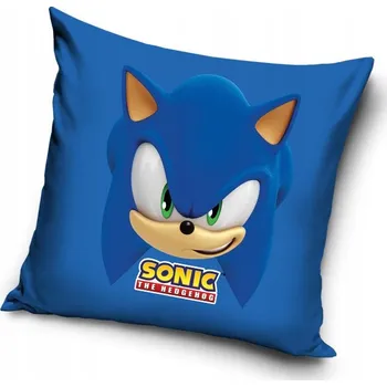 Polštář POVLAK SUPER SONIC 40x40 cm NA POLŠTÁŘEK, DĚTSKÝ MOTIV, DEKORAČNÍ