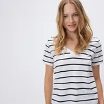 Reserved - Tričko střihu regular s výstřihem do V - vícebarevná - 399FS-MLC - 399FS-MLC-XXL