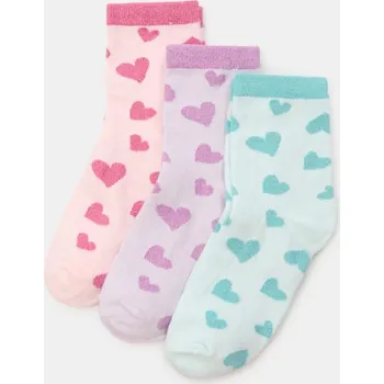 Dívčí spodní prádlo Sinsay - Ponožky 3 kusy - vícebarevná - 482HR-MLC - 482HR-MLC-R34