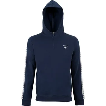 Pánská mikina Pánská tenisová mikina Tecnifibre Zipper Hoodie - navy Modrý (XXL)