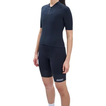 Oblečení a móda POC Dámský cyklistický dres POC Raceday ČERNÁ