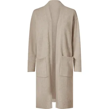 Dámský svetr esmara® Dámský dlouhý kardigan s podílem vlny (béžová, L (44/46))