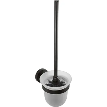 WC štětka HOPA WC štetka, miska sklo, 95×360×140 mm Varianta: Barva - Černá