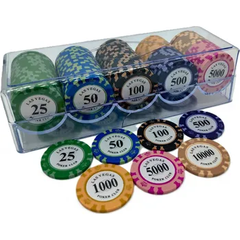 Poker Las Vegas Pokerclub set 100 ks poker žetonů