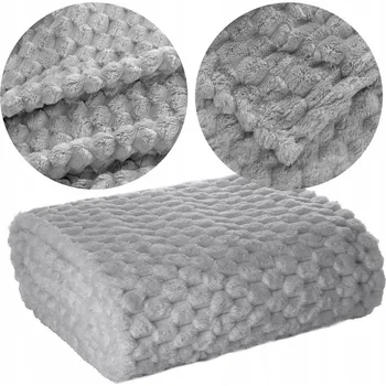 Prostěradlo Deka Eurofirany polyester 150 cm x 200 cm stříbrná