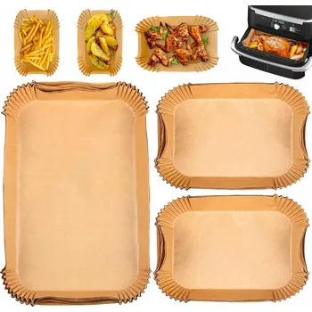 Pečicí papír Organizér na pečení Fritéza Ninja Airfryer Obdélníková 160ks