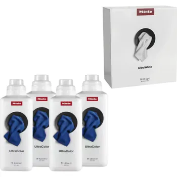 Prací prášek Miele SET 4x Prací prostředek Miele UltraColor 1,5 l + Prací prostředek Miele UltraWhite