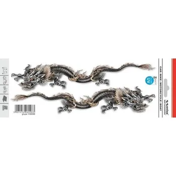 Samolepicí dekorace na vozidlo Samolepka dekory "AVISA"_Tištěná samolepka HD - Draci v plamenech