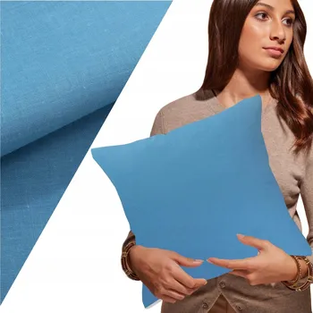 Povlak na polštářek Povlak na polštář 40x40 BAVLNĚNÝ na polštářek BELLUNO dekorativní modrý