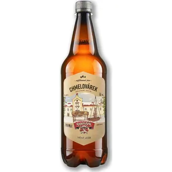 Pivo RAMPUŠÁK Chmelovárek světlý ležák nef. 1 l PET 4,9 %