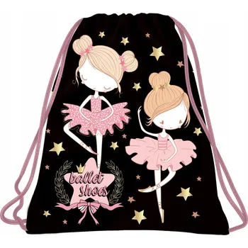 Školní sáček SÁČEK NA PŘEZŮVKY, TĚLOCVIK BALERÍNA