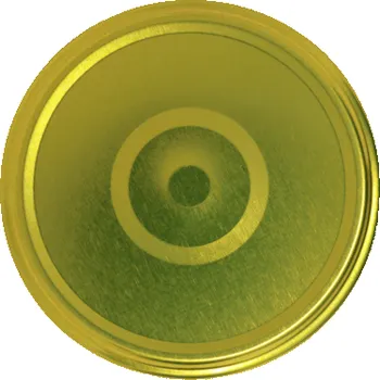 Víčko na zavařovací sklenici Tecnocap Víčko TO 82 zlaté E21 (tmavší) RSB paster R47