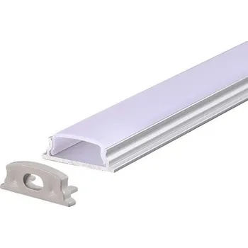 LED lišta V-TAC Micro Alu ohebný hliníkový profil s krytem 2 m