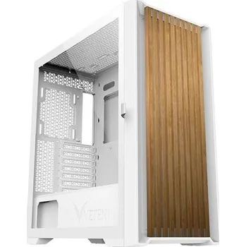 PC skříň Veteni Woody VT-WOODY-01WH bílá