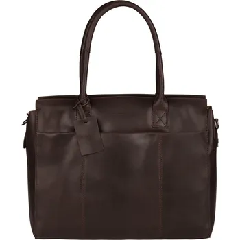 Kabelka Dámská kožená business kabelka Burkely Leas - hnědá