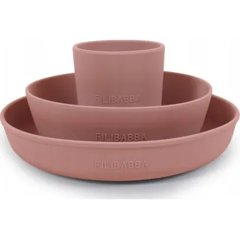 dětská jídelní sada Silikonová sada nádobí Filibabba