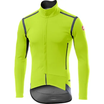 Cyklistická bunda bunda Castelli Perfetto Ros Yellow Fluo L
