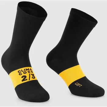 Pánské ponožky ponožky ASSOS Spring Fall Socks EVO Black Series II