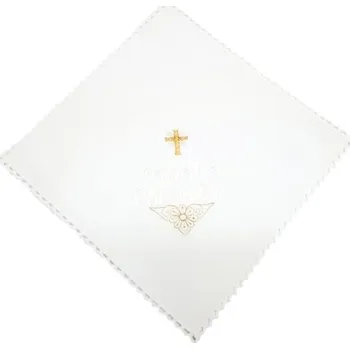 rouška Křtící rouška BAVLNĚNÁ čtverec... - 11714